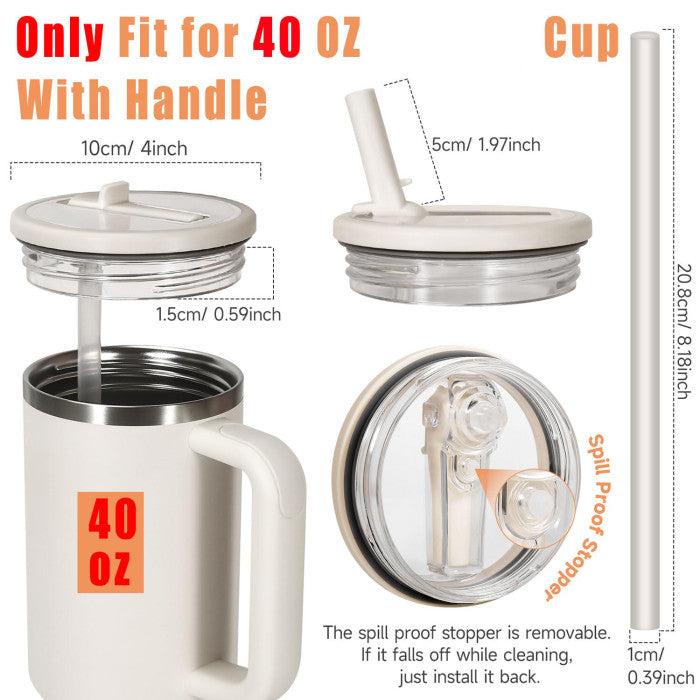 40oz Flip top replacement spillproof LID