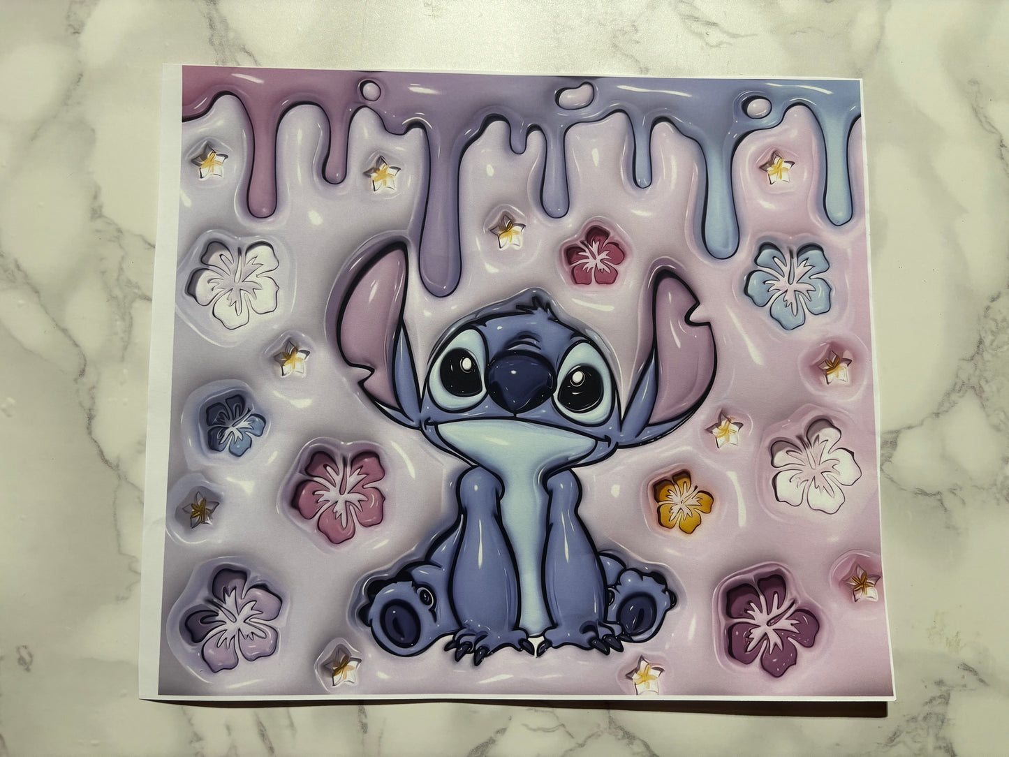 3D Stitch sublimation 20oz Print