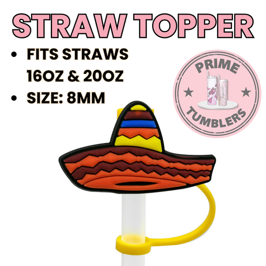 Mexico HAT sombrero Regular size 8MM Straw Topper