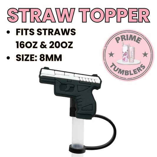 Game 8MM Straw Topper (Regular Size) – Silicone Straw Cover for Tumblers 16oz and 20oz