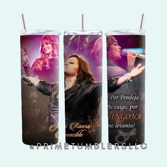 PRIMETUMBLERSLLC Empowerment Music Tumbler 20oz Stainless Steel Double-Wall Insulated with Lid & Reusable Straw Motivational Design for Fans of Urban Regional Music - Drinkware