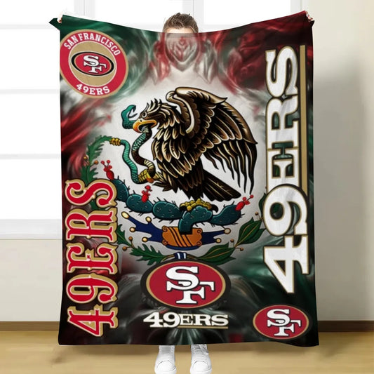 49ers Mexico Football soft Blanket Niners San Francisco