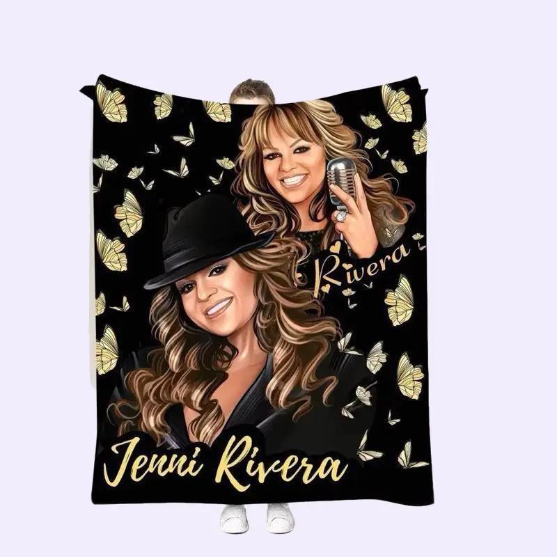 Cobija Estilo Homenaje – Diseño Mariposas Doradas Inspirado Unisex Lightweight Warm Blanket 50in x 60in Machine Washable for Bed Sofa Jenni Rivera