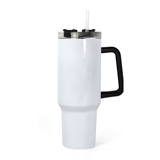 40oz BLACK Handle Sublimation Tumblers