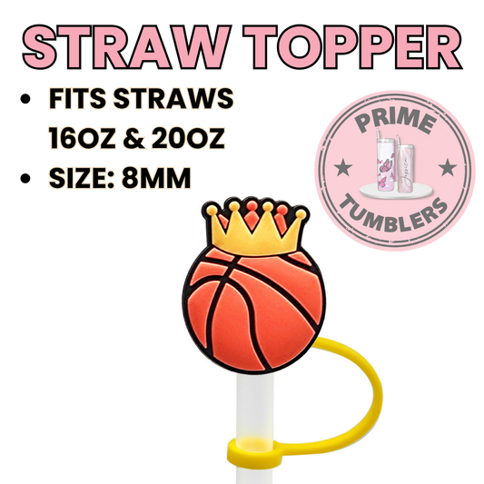 Basket Crown size 8MM Straw Topper
