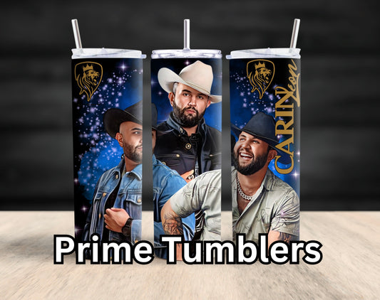 Carin Leon black Tumbler PNG Mexican Singer