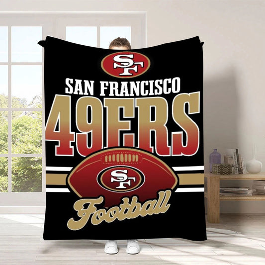 49ers SAN Francisco NINERS soft Blanket Football