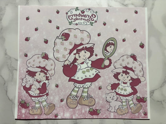 Strawberry Shortcake sublimation 20oz Print