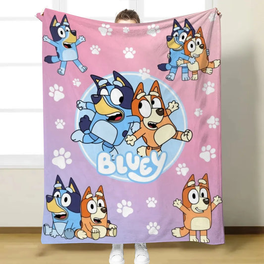 Bluey and Bingo soft Blanket