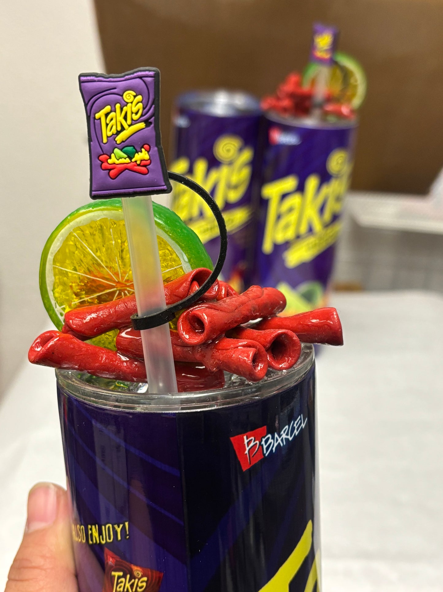 TAKIS tumbler with Lid Topper