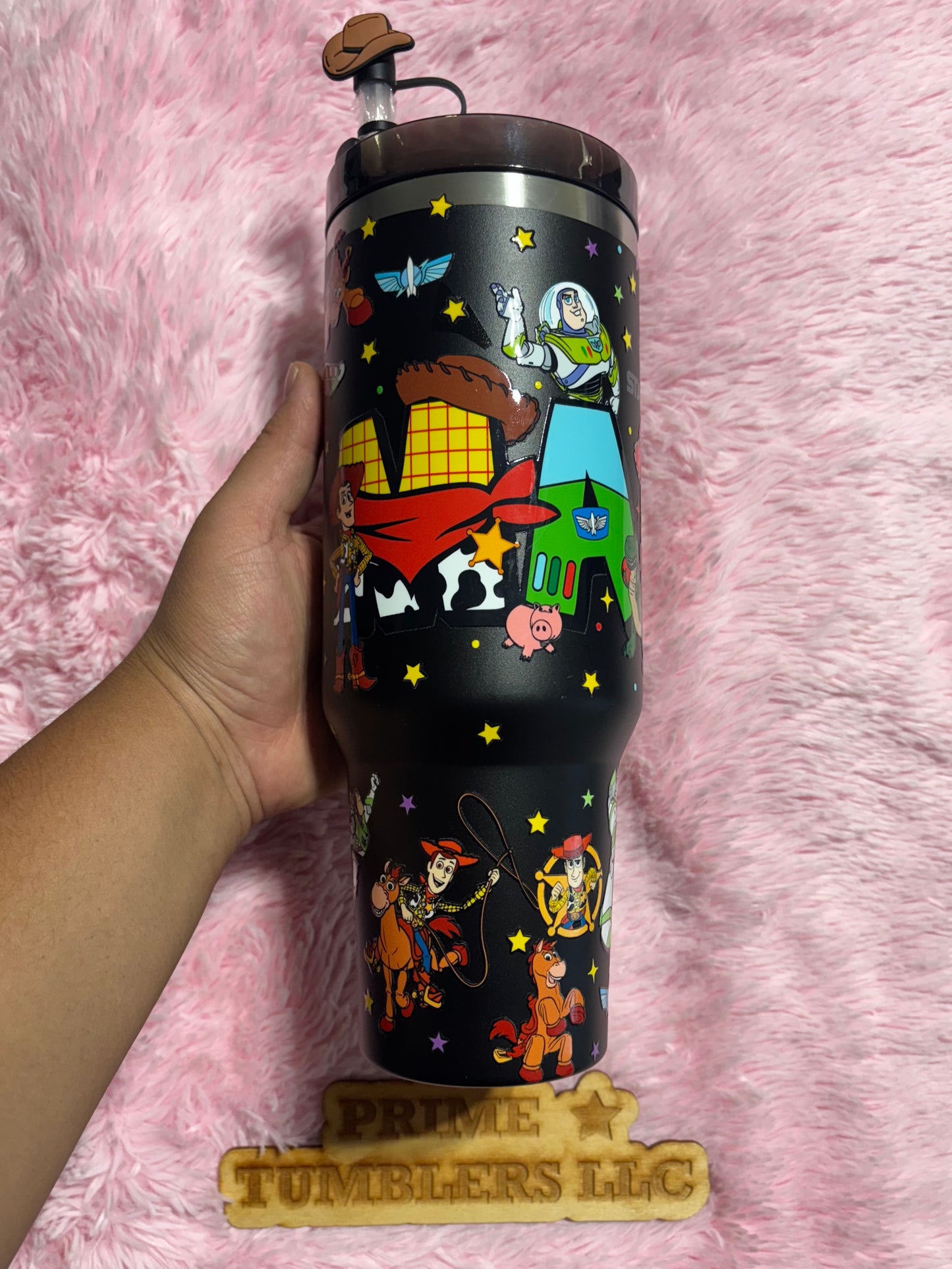 Toy Story MAMA 40oz Stainless Steel Tumbler | black Stanley Dupe