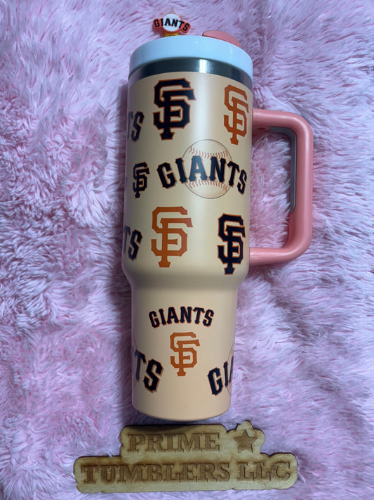 San Francisco Giants
Baseball team 40oz Stainless Steel Tumbler | Stanley Dupe blue NFL