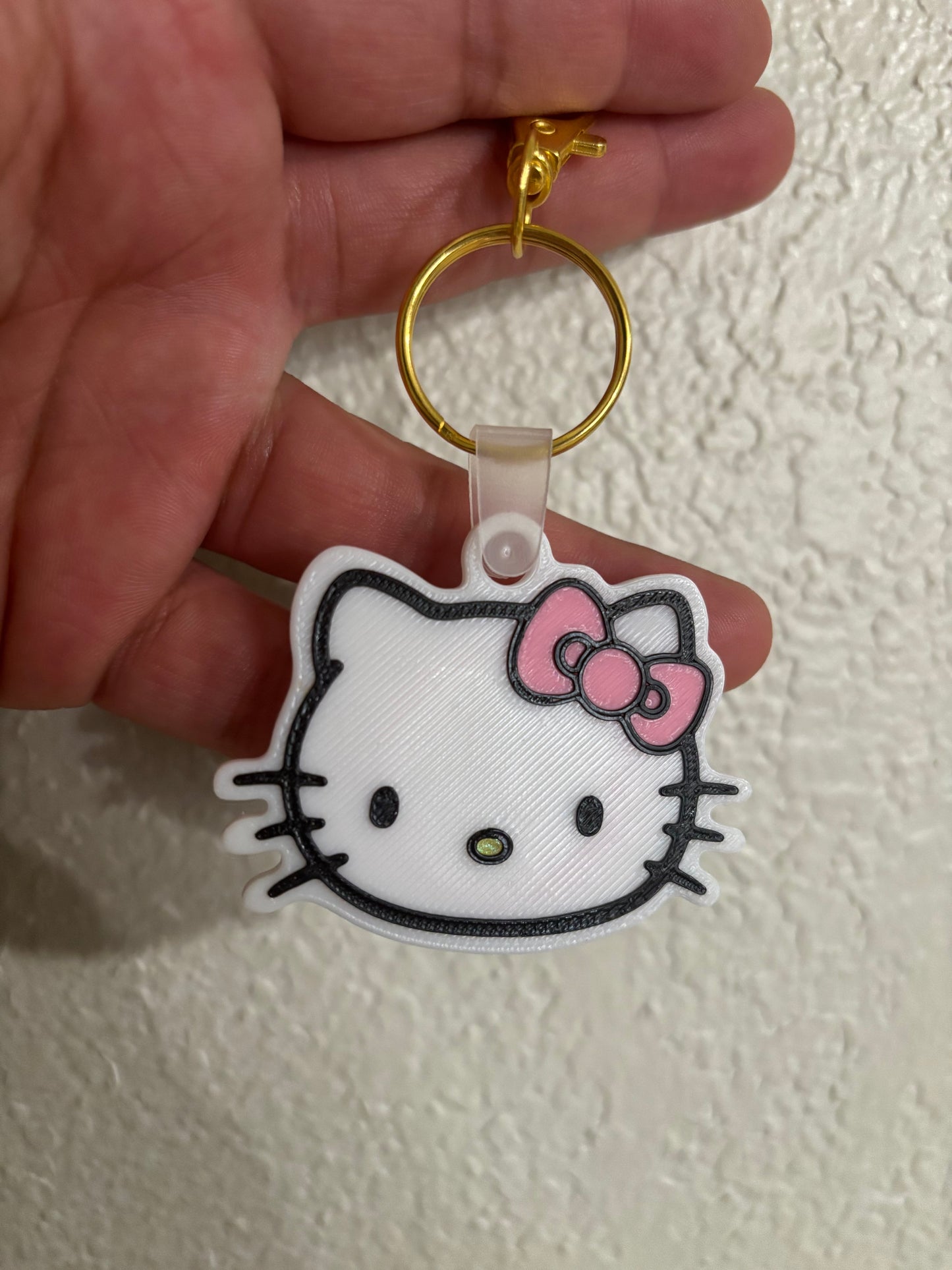 NFC tag KEYCHAIN HELLO KITTY Social Media (white)