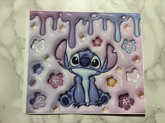 3D Stitch sublimation 20oz Print