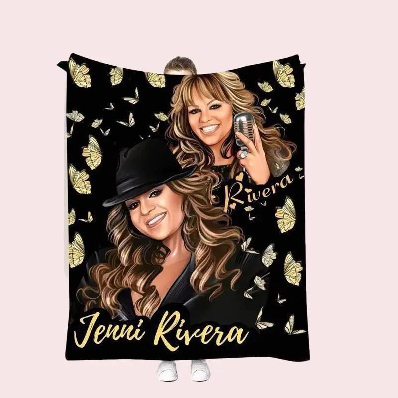 Cobija Estilo Homenaje – Diseño Mariposas Doradas Inspirado Unisex Lightweight Warm Blanket 50in x 60in Machine Washable for Bed Sofa Jenni Rivera